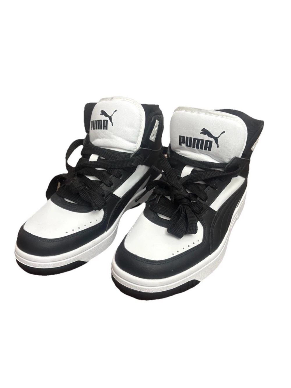 Puma Rebound LayUp Mid Sneakers Black White Size US 5.5 EU 37.5 New
Without Box